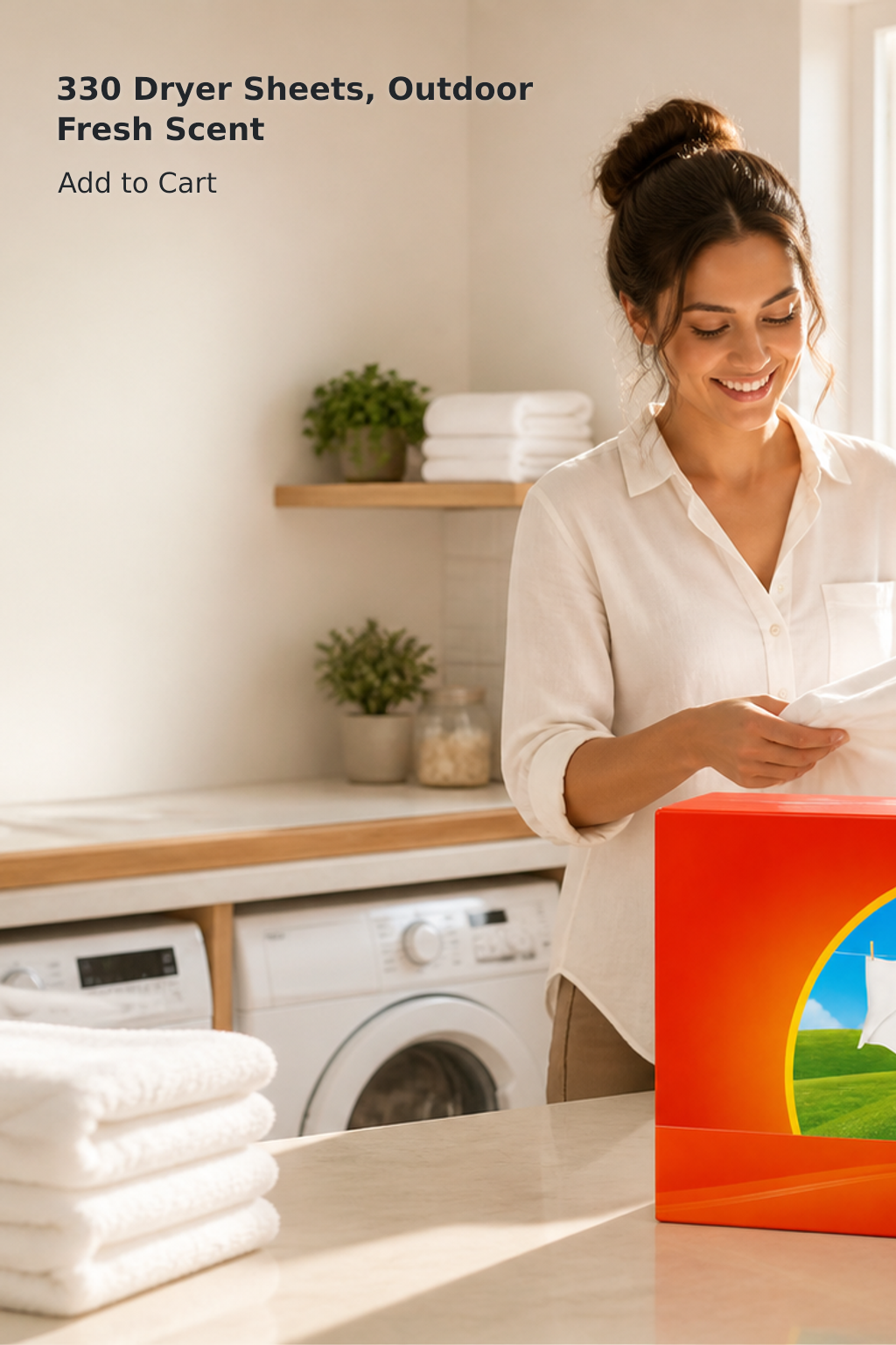 Outdoor Fresh Dryer Sheets – 330 Count